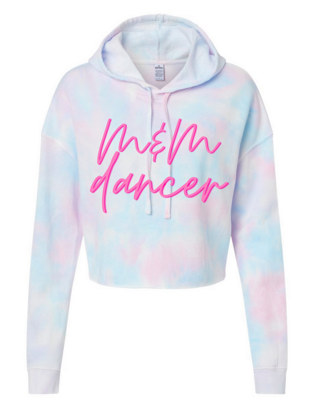 M&M Dancer - Cotton Candy Cropped Hoodie
